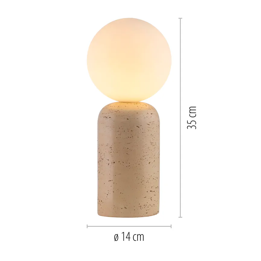 Tischleuchte "TRAVENTA" detail