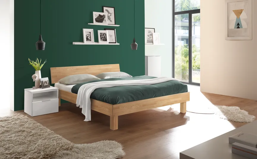 Bett 90x200 cm milieu