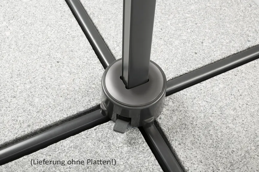 Junior Ampelschirm quadratisch detail