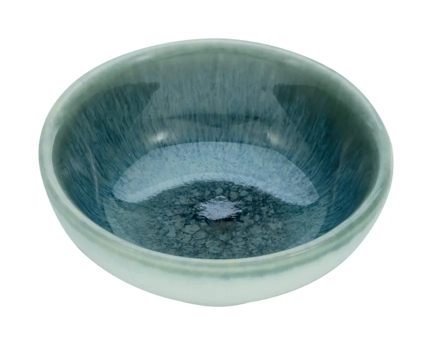 Sojaschale "Caldera" grün detail