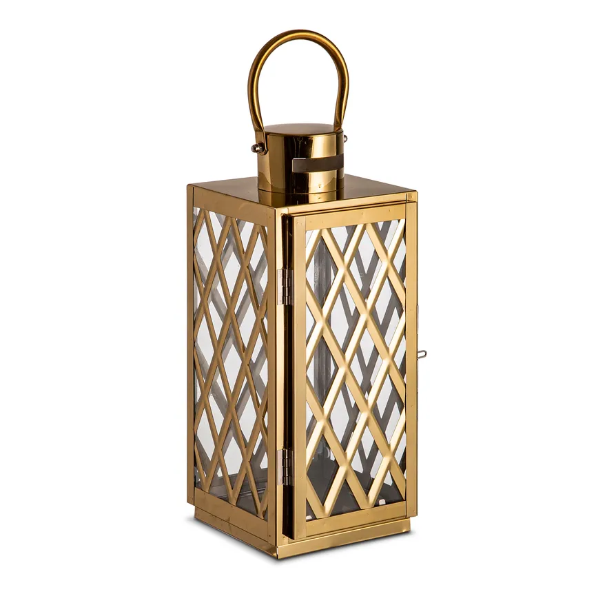 Laterne "Raute" gold hauptaufnahme