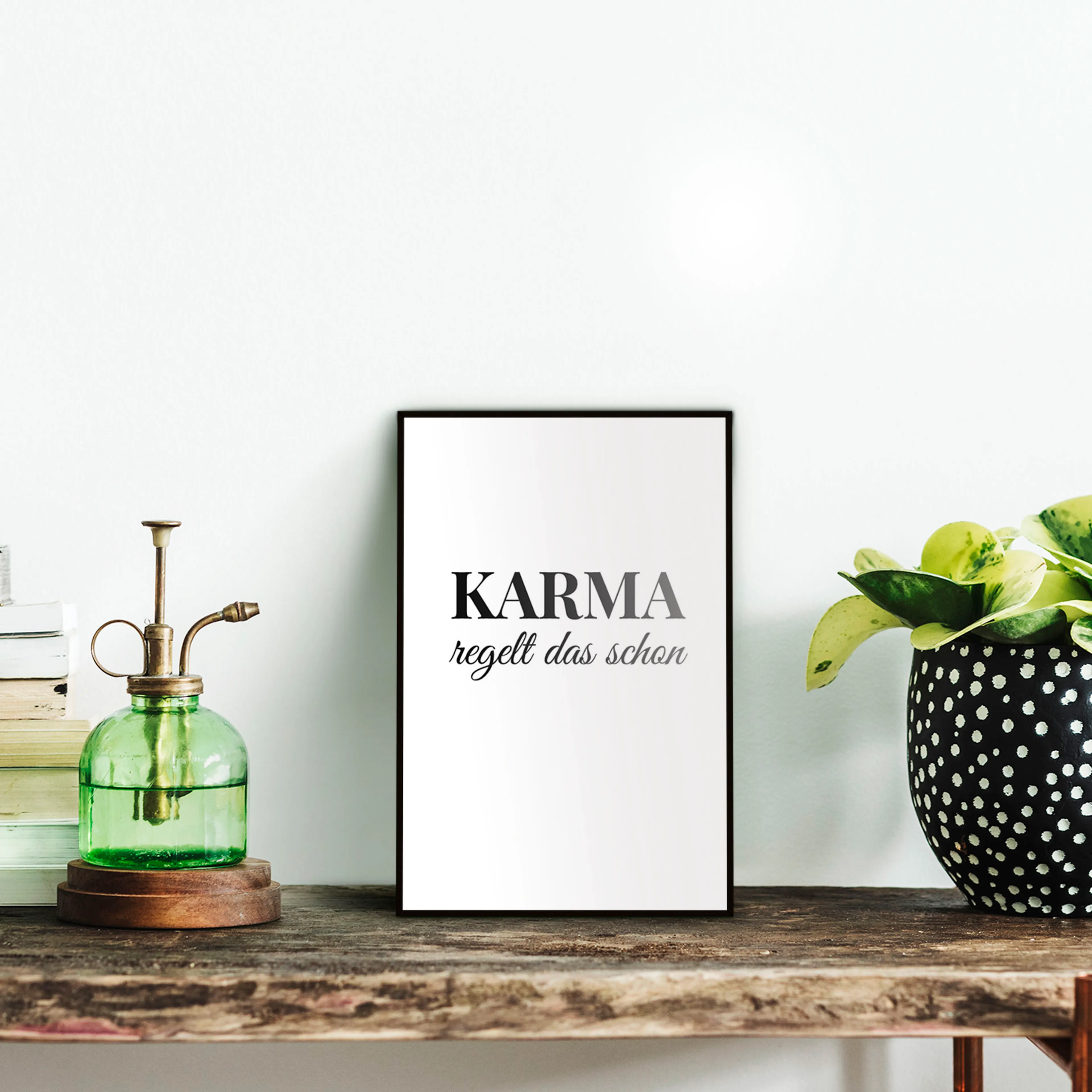 Wandbild 20 x 30 cm Karma 
