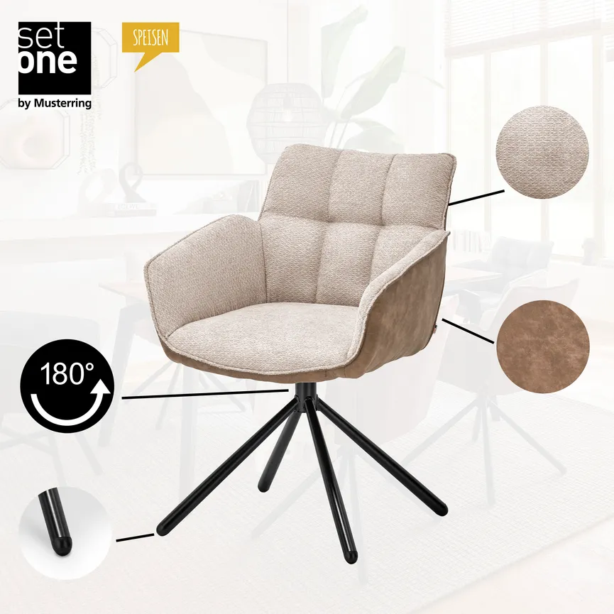 Stuhl BI-Color detail