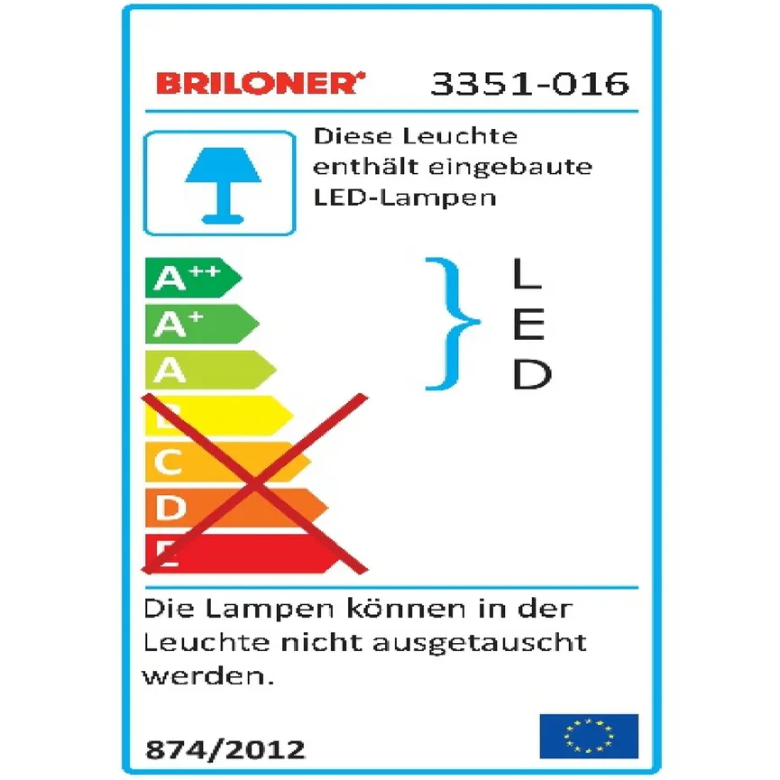 Deckenleuchte energielabel