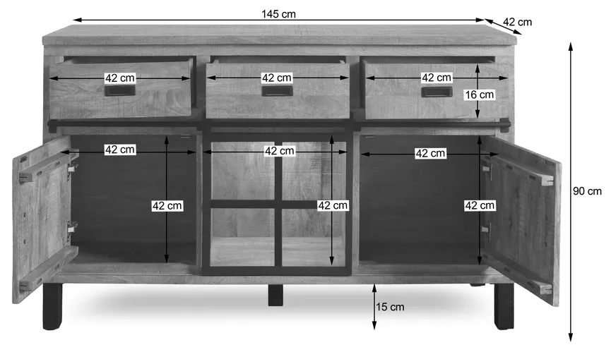 Sideboard detail