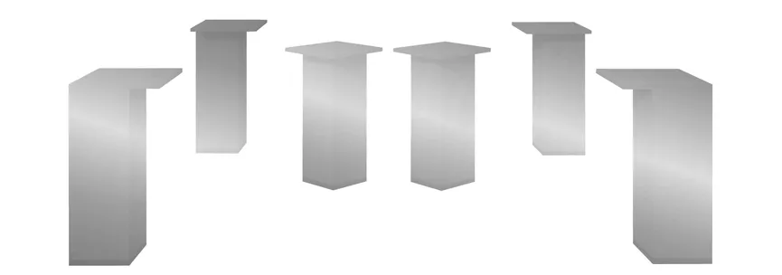 Metallfüße hauptaufnahme