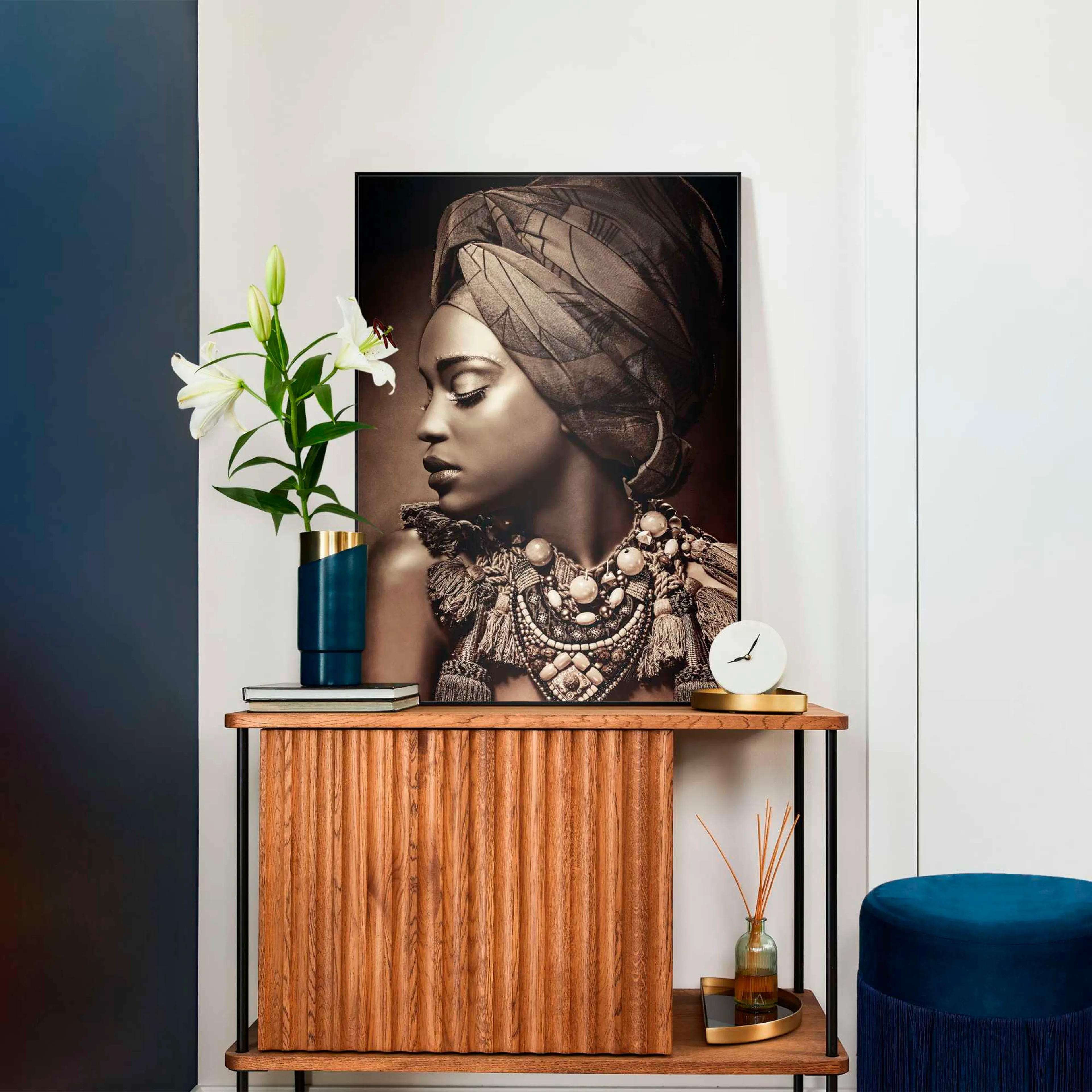 Wandbild 50 x 70 cm African Beauty