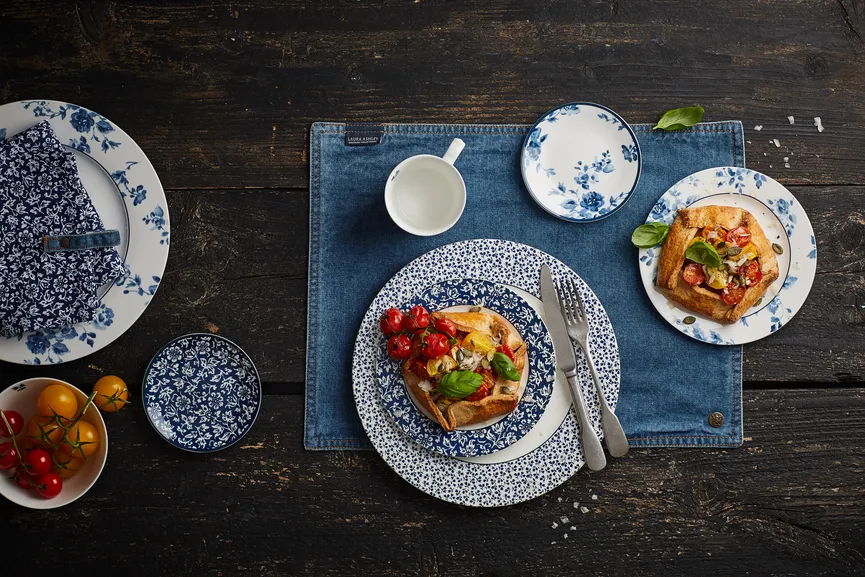 Speiseteller Rose 4tlg. milieu