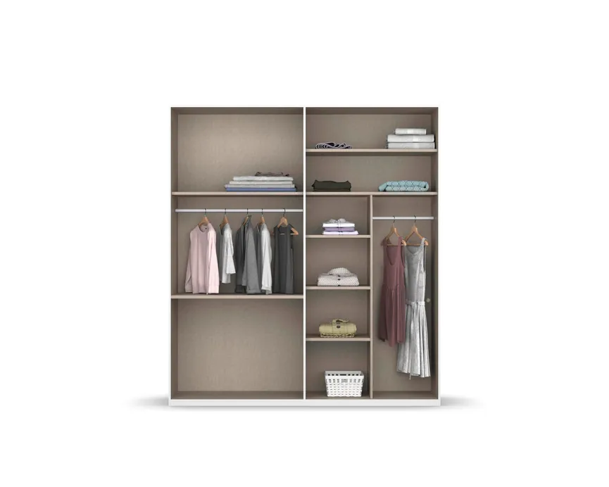 Kombi-Drehtürenschrank 4-trg. detail