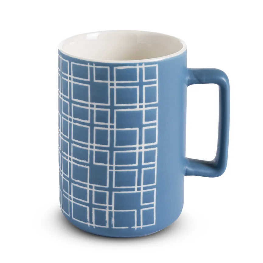 Becher "Quadrate" 400 ml blau hauptaufnahme