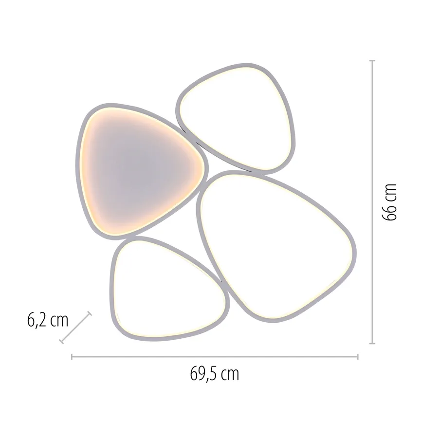 Deckenleuchte "PEBBLES" detail