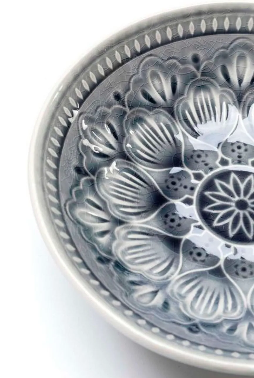 Suppenteller "Sicilia Mandala" detail