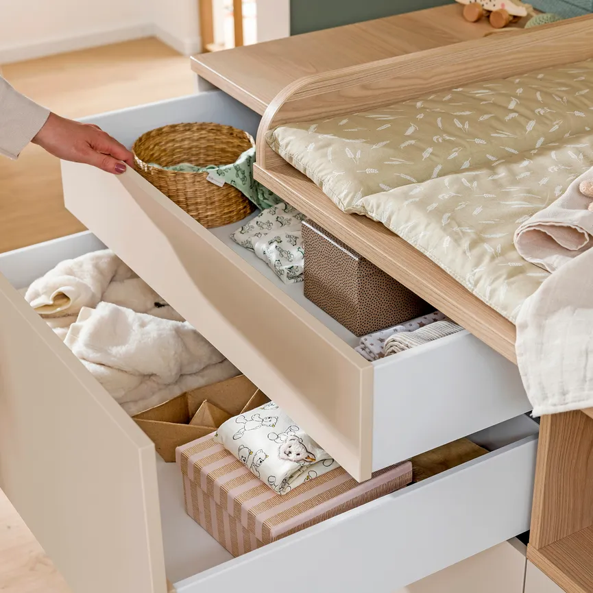 Wickelkommode 1-trg. detail