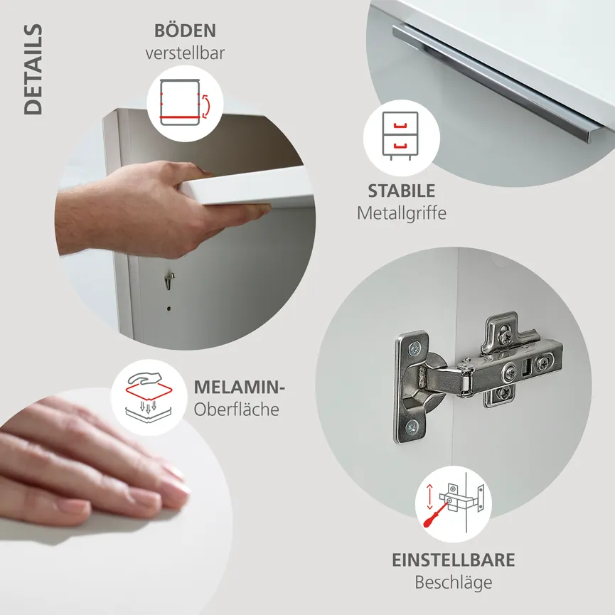 Büroschrank detail