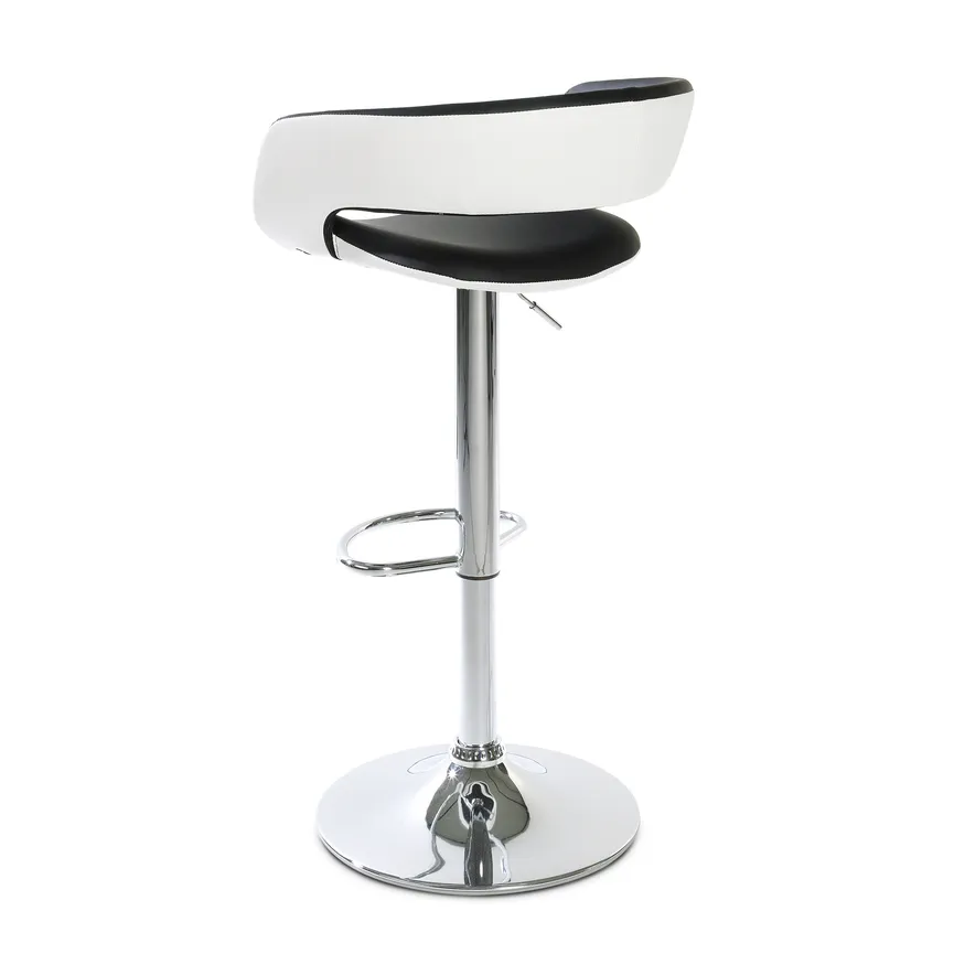 Barhocker Lederoptik detail