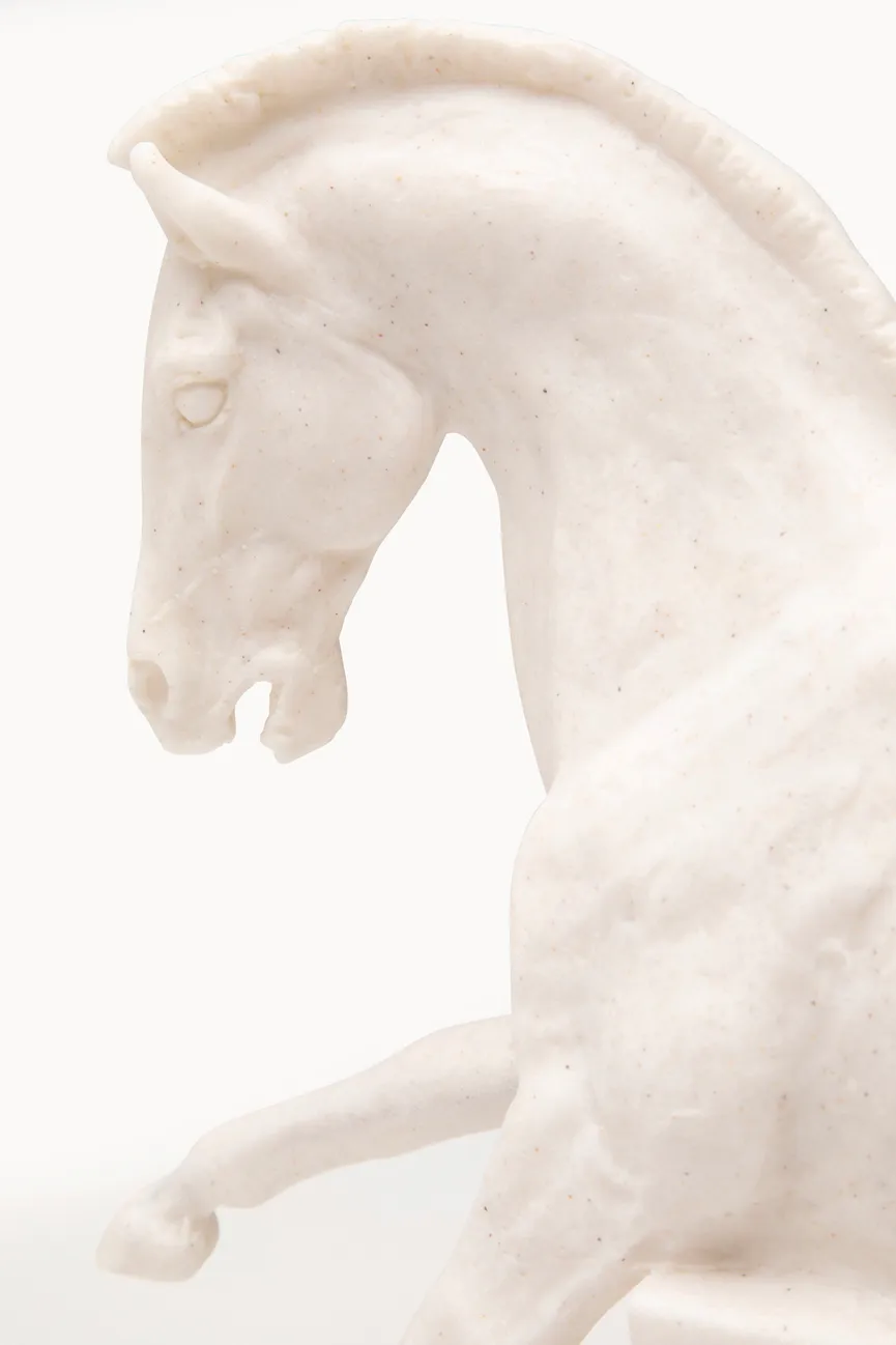 Figur "Horse Front" beige detail