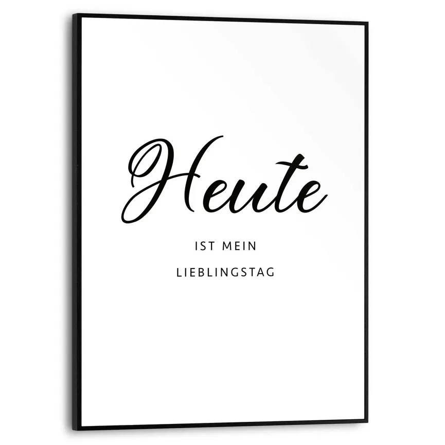 Bild gerahmt "Heute" hauptaufnahme