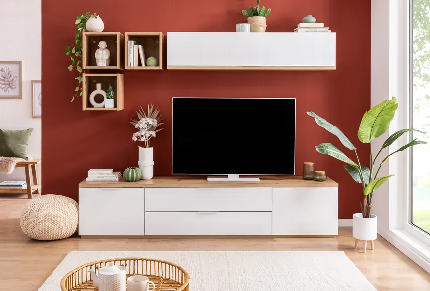 TV-Lowboard 2-trg., milieu