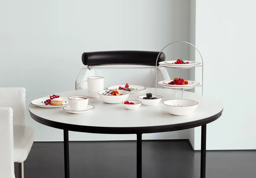 Espresso-Set "Ligne Noire" milieu