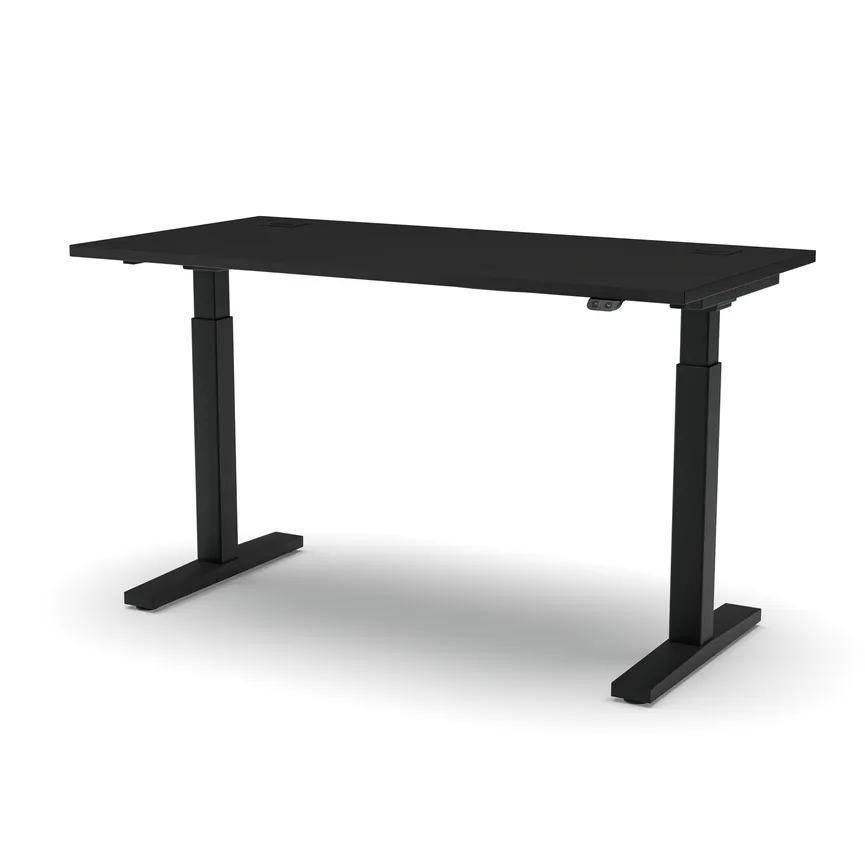 Schreibtisch schwarz hauptaufnahme