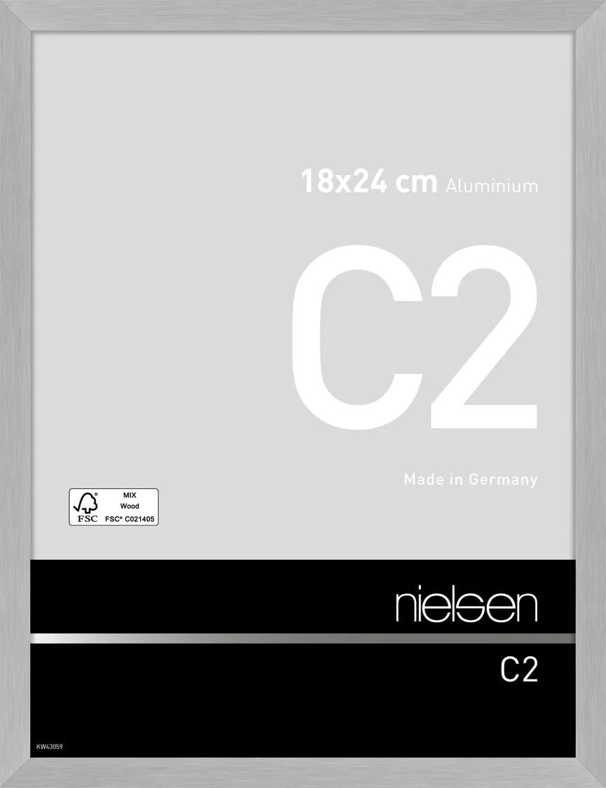Rahmen C2 Str.Silber 18x24 cm hauptaufnahme
