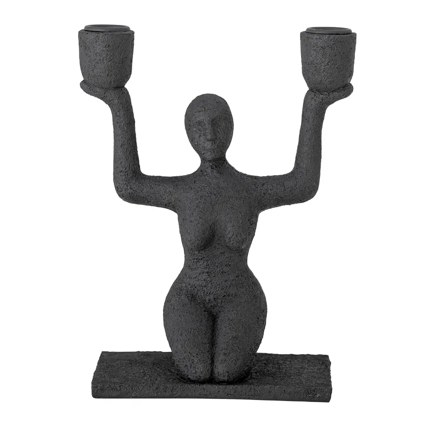 Kerzenhalter "Lucie" schwarz hauptaufnahme