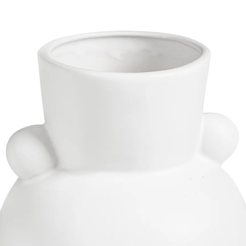 Vase weiß detail