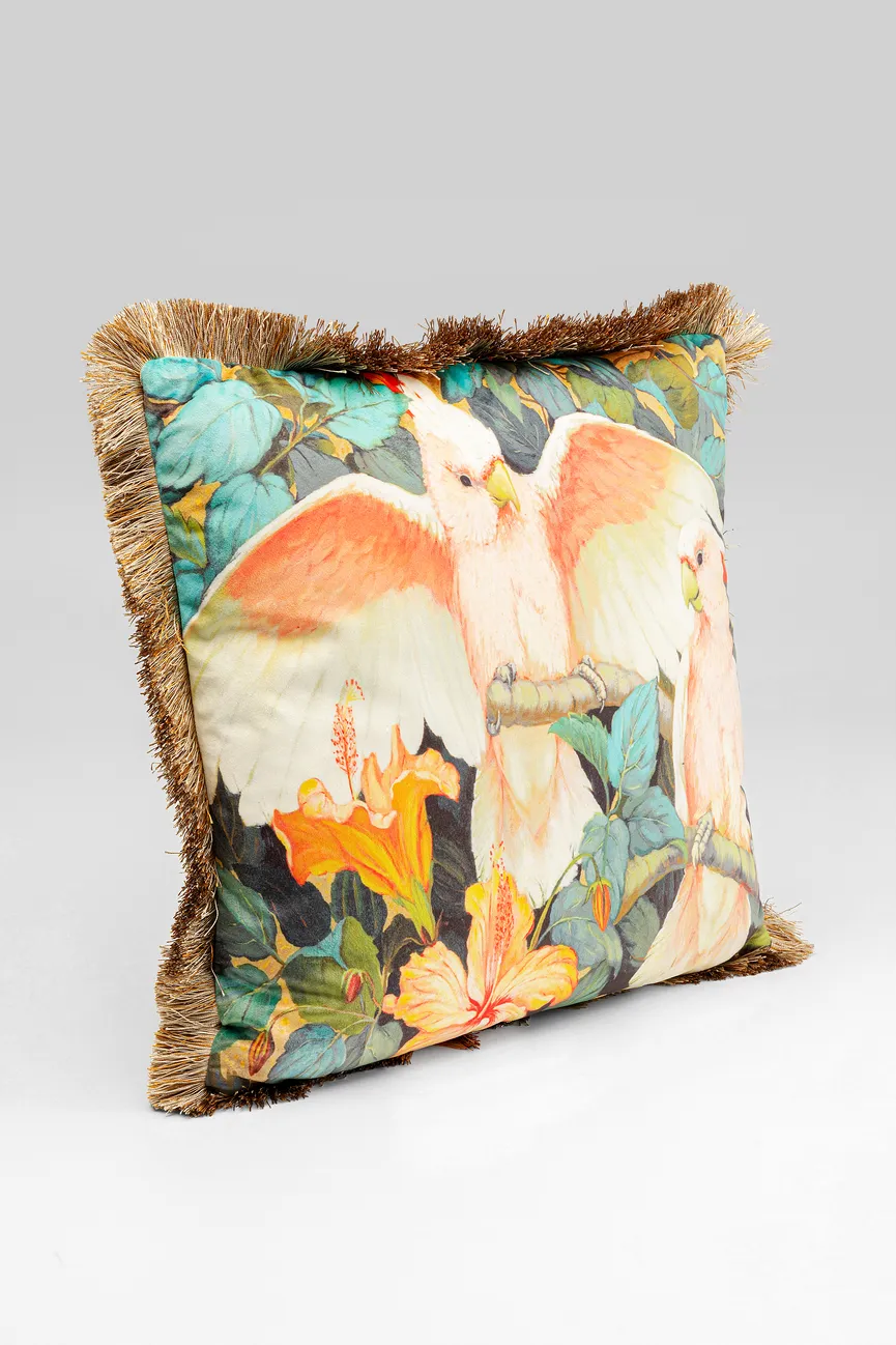 Kissen "Parrots Life" detail