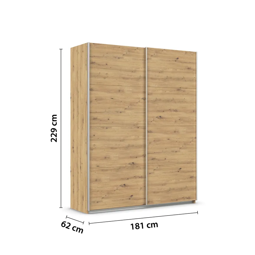 Schwebetürenschrank 2-trg. detail