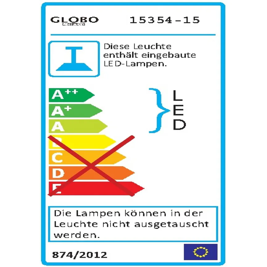 Pendelleuchte "Felicitas" energielabel