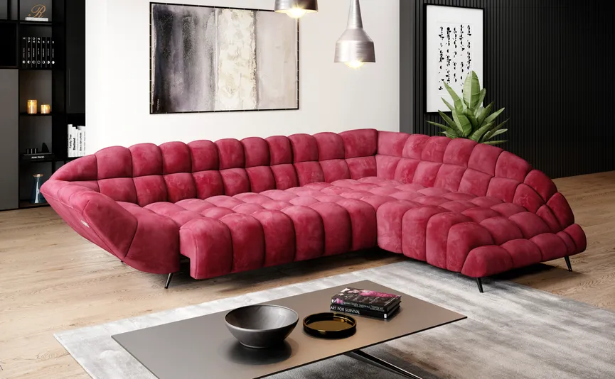 Ecksofa motorisch detail