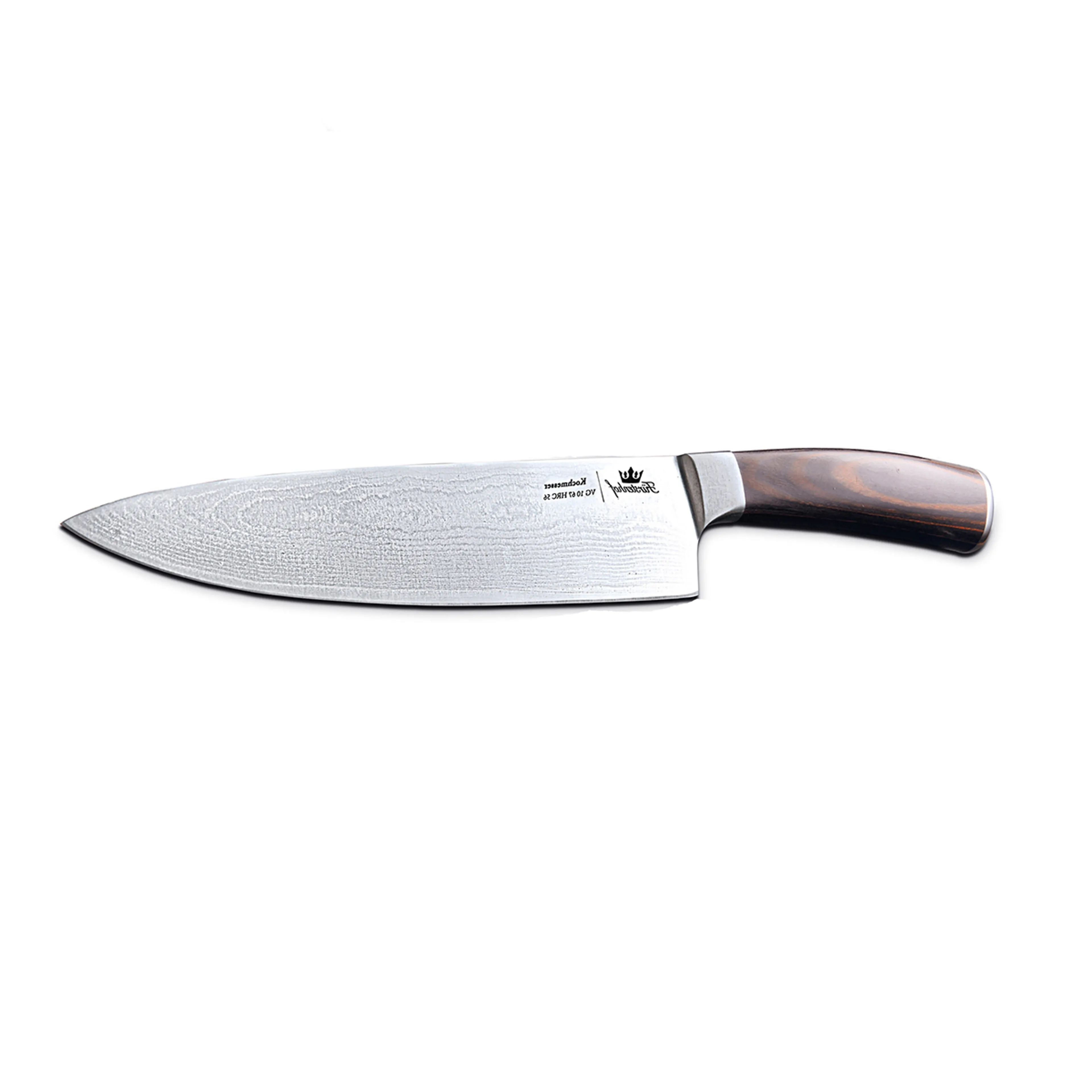 Kochmesser Damaststahl 33 cm