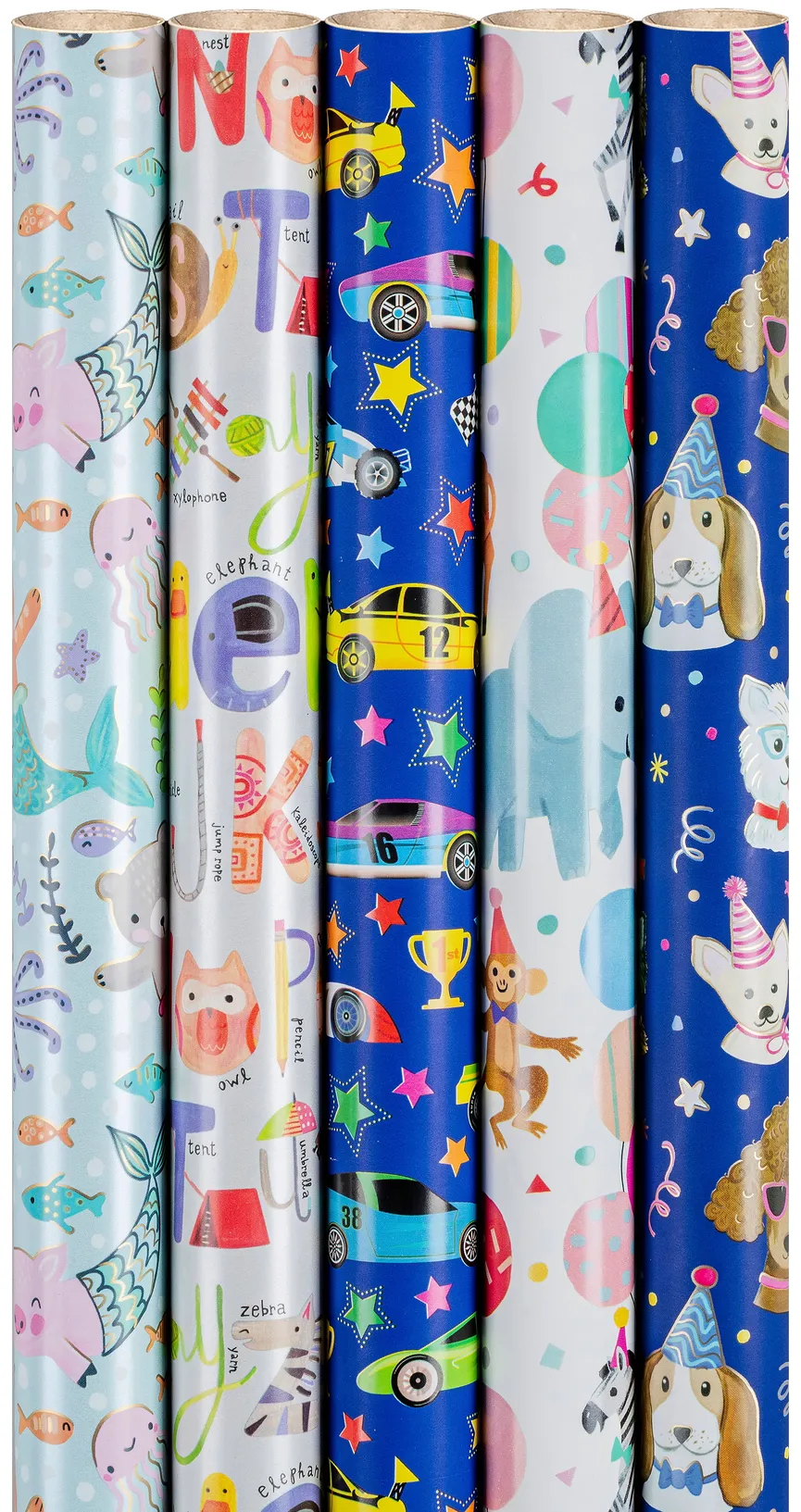 Geschenkpapier "Kids 1" bunt hauptaufnahme