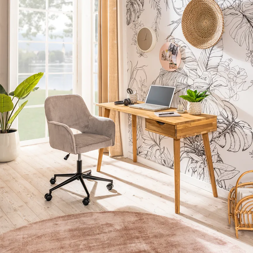 Drehstuhl grau milieu