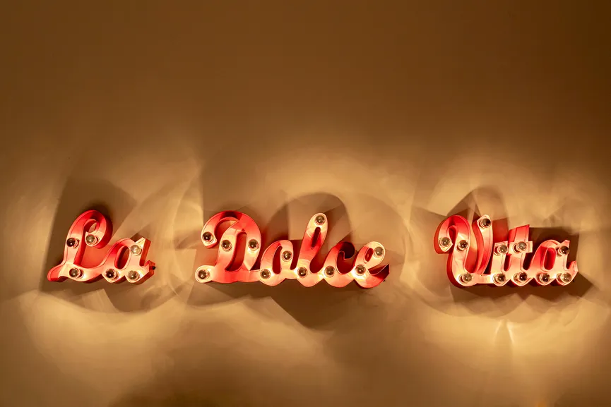 Wandleuchte "La Dolce Vita" detail