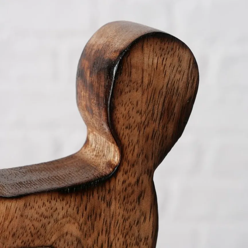 Figur "Stoppy" Männchen braun detail