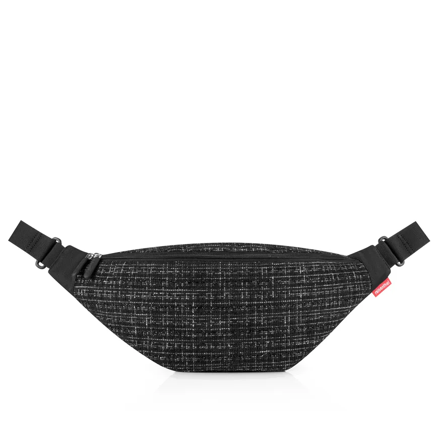 City Beltbag "bouclé black" detail