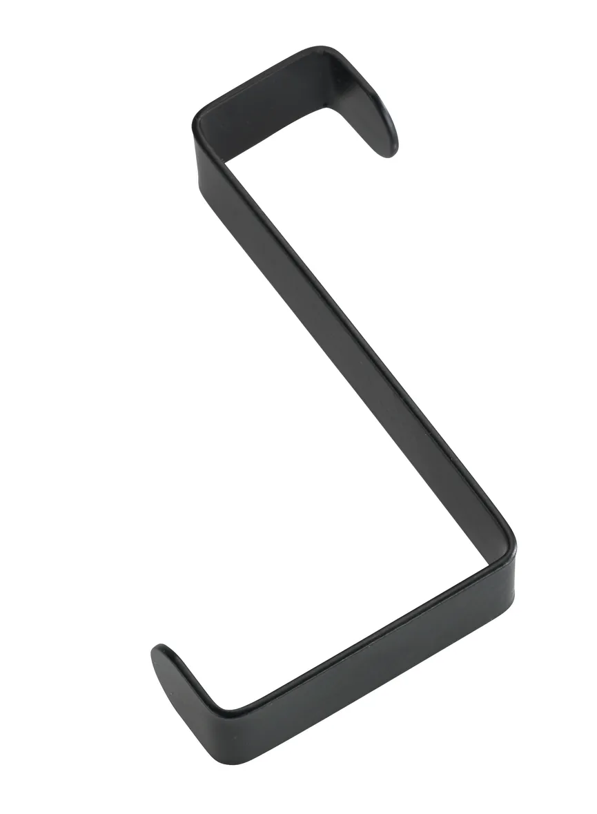 Türgarderobenhaken schwarz mat detail