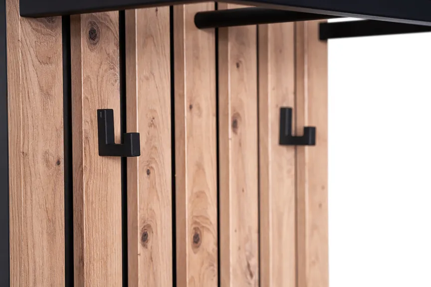 Wandgarderobe 3 detail