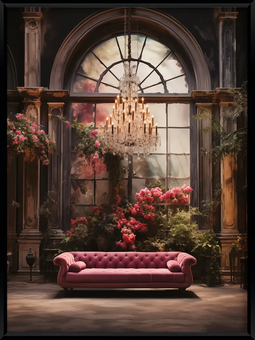 Wandbild "Pink Roses II" rosa hauptaufnahme