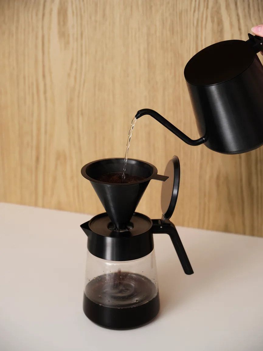 Kanne "Nohr" 1,2 Liter black milieu