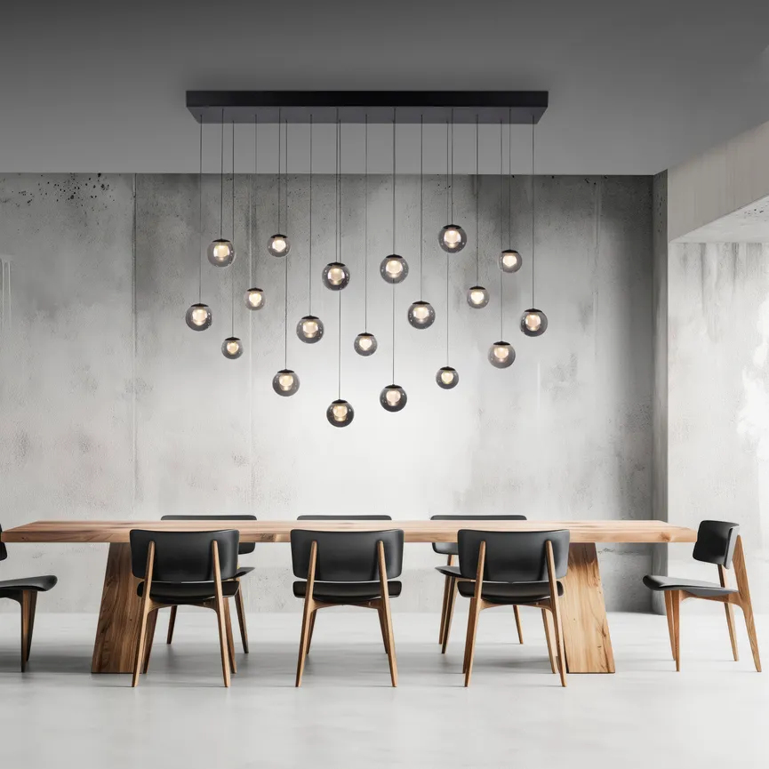 LED-Pendelleuchte "PURE Popup" milieu