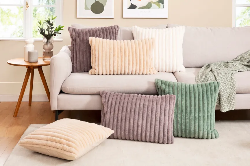 Kissenhülle Rabbit Stripe milieu