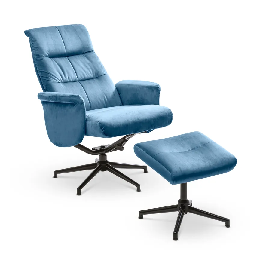 Relaxsessel + Hocker detail