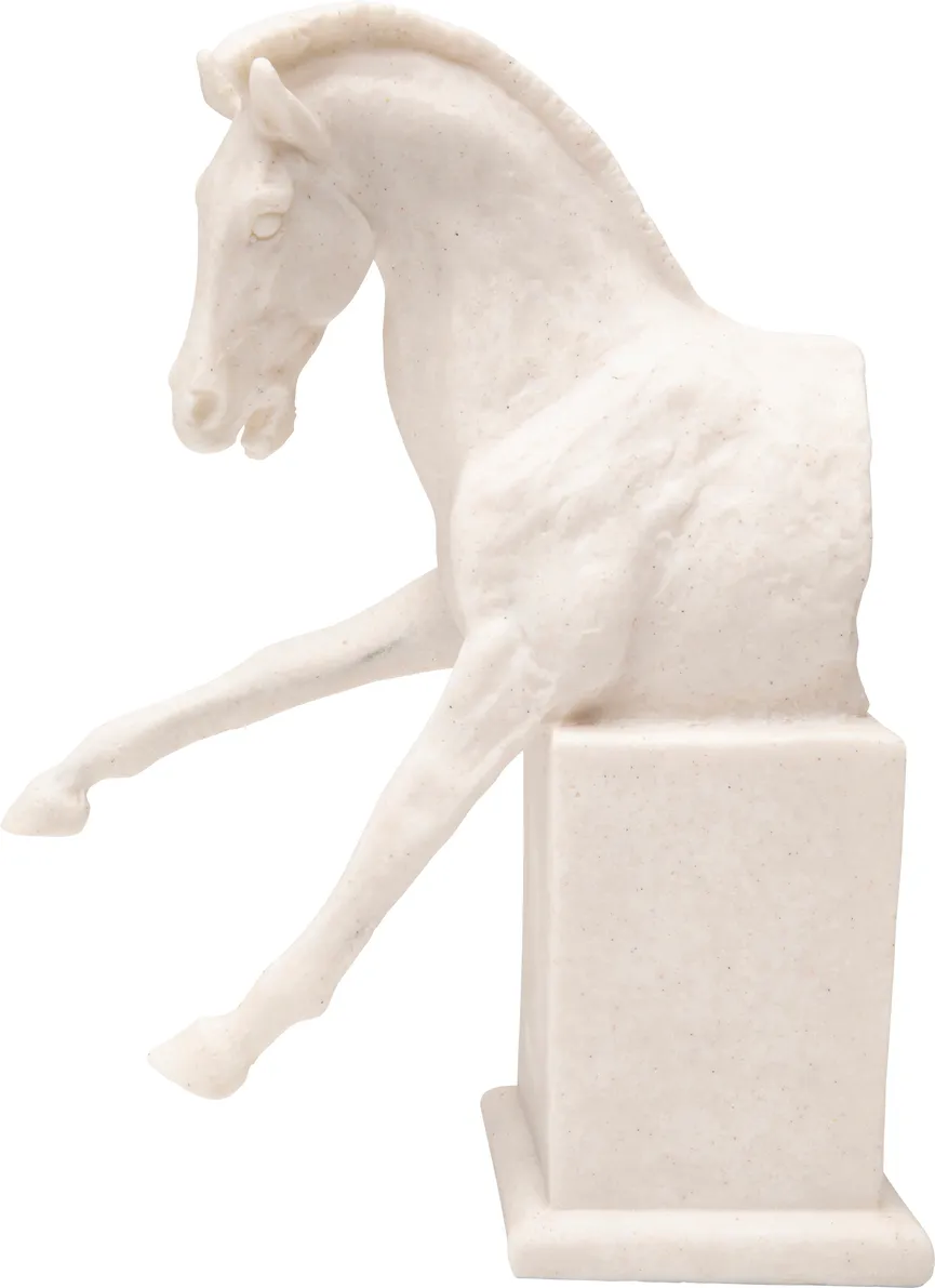 Figur "Horse Front" beige hauptaufnahme