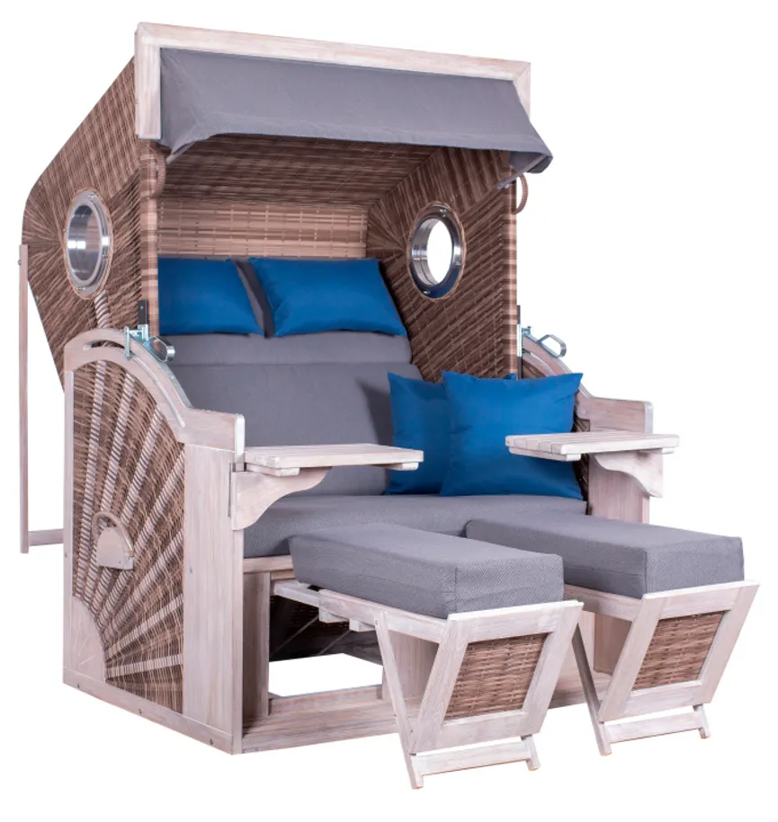 Strandkorb Weiß Kubu hauptaufnahme