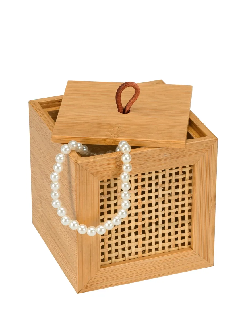 Box m. Deckel S Allegre Bambus detail