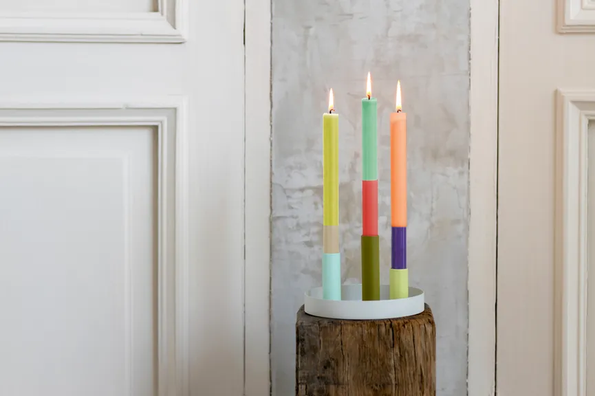 Stabkerze "Ibiza" 3er-Set milieu