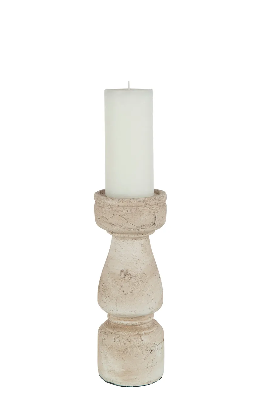 Kerzenhalter L beige detail