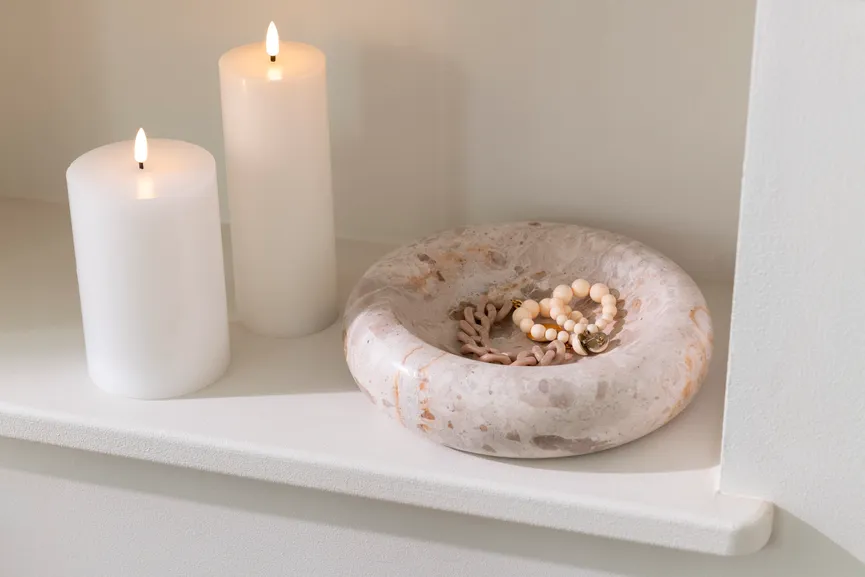 Schüssel "Nied" beige milieu